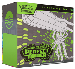 Pokemon TCG: Mega Evolution-Perfect Order Pokemon Center Elite Trainer Box - Image 1