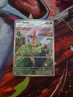 Pokemon TCG Victini Full Art Holo Black Star Promo Card 208 NM Condition - Image 1