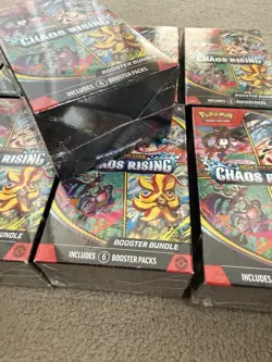Pokemon Chaos Rising ETB Factory Sealed & 9 Booster Bundles Factory Sealed - Image 4