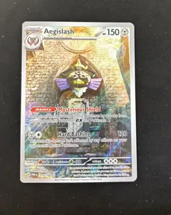 Aegislash 210/182 Illustration Rare Paradox Rift Pokemon NM/M - Image 1