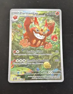 Pokemon Darmanitan 098/086 Illustration Rare Black Bolt English NM - Image 1