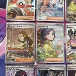Pokemon TCG | English SIR Special Illustration Rare & Trainer X12 Card Bundle - Image 4