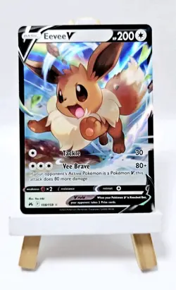 Eevee V 108/159 Crown Zenith Pokemon TCG Ultra Rare Holo MINT - Image 2