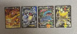 Pokemon Charizard XY121 Blastoise XY122 Venusaur XY123 Pikachu XY124 Promo NM-LP - Image 1
