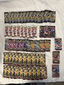 Pokemon Bulk Card Lot Of (550+) Crown Zenith,151, Ascended,Paldean Fates-Opened! - Image 1