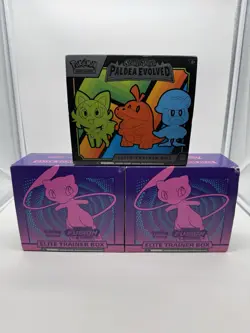 Pokemon Elite Trainer Box Scarlet & Violet Paldea Evolved / Fusion strike - Image 1