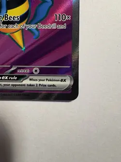 Beedrill ex 98/86 Full Art Double Ultra Rare Pokemon Chaos Rising NM - Image 3