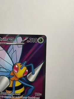 Beedrill ex 98/86 Full Art Double Ultra Rare Pokemon Chaos Rising NM - Image 4