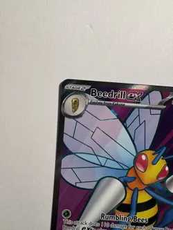 Beedrill ex 98/86 Full Art Double Ultra Rare Pokemon Chaos Rising NM - Image 5
