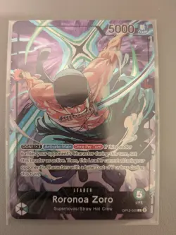 Roronoa Zoro - OP12-020 Playmat Limited Edition Vol.4 Card ONLY Sealed - Image 1