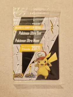 Ash's Pikachu TCG SM108 2017 Promo Card Pokemon 'I Choose You' Sealed - Image 2