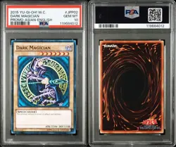 Konami YuGiOh Dark Magician World Championship Trading Card PSA10 Rare - Image 3