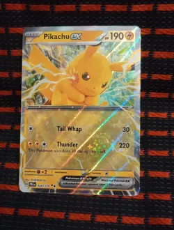 Pikachu ex 028/131 SV: Prismatic Evolutions NM Pokemon Card TCG - Image 1