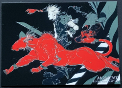 Cloud Red XIII 080 Final Fantasy 7 Art Museum Card Square Japanese - Image 1