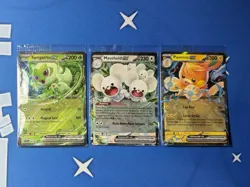 Sprigatito Ex SVP 087, Pawmot Ex 073/197, Maushold Ex 155/182 Promo Cards Sealed - Image 1