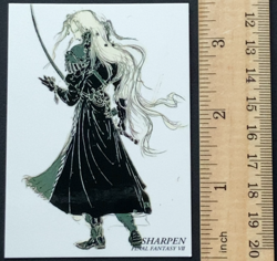 Sharpen 074 Final Fantasy 7 Art Museum Card Square Japanese - Image 2