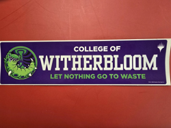 Secrets of Strixhaven College of Witherbloom Bumper Sticker - Image 1