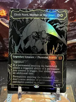 MTG | Elesh Norn, Mother of Machines (✨🛢Oil Slick Raised Foil ✨) - Image 1