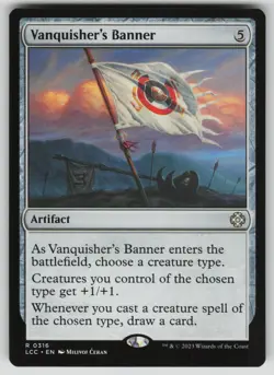 Vanquisher's Banner Rare Commander: The Lost Caverns of Ixalan 316 MTG NM 2023 - Image 1