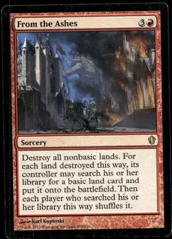 FROM THE ASHES COMMANDER 2013 MAGIC: THE GATHERING LP - Image 1