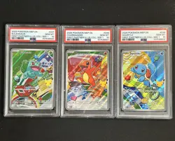 2026 Pokemon First Partner Kanto Set PSA 10 SEQUENTIAL SET - 037, 038, 039 - Image 1