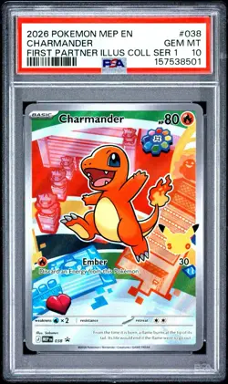 2026 Pokemon First Partner Kanto Set PSA 10 SEQUENTIAL SET - 037, 038, 039 - Image 3