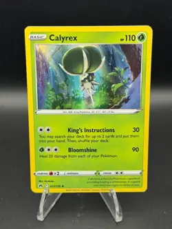 Calyrex 017/159 Holo Rare Crown Zenith Pokemon Holo Near Mint - Image 1