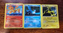 Pokemon Card MP Holo Articuno 27/99,Zapdos 41/99,Moltres 14/99 Next Destinies - Image 1
