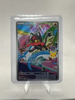 Litten 044 Black Star Promo First Partners Mega Evolutions Pokemon TCG VHTF RARE - Image 1