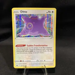 Pokemon TCG Ditto Crown Zenith 107/159 Holo Rare 2023 - Image 1