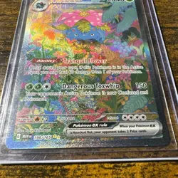 Venusaur ex 198/165 SV Scarlet & Violet 151 SIR Holo Full Art ENG - Image 4