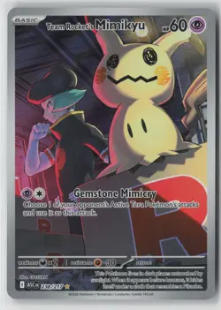 Pokemon Team Rocket's Mimikyu #238/217 ME: Ascended Heroes Near Mint or Better - Image 1