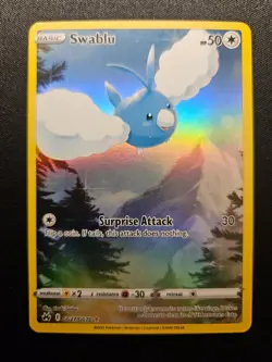 Swablu GG27/GG70 Holo Crown Zenith Galarian Gallery Pokemon NM - Image 1