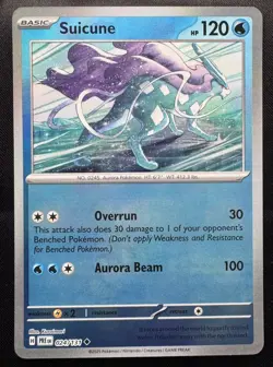 Suicune 024/131 Master Ball Foil Prismatic Evolutions Pokemon TCG NM - Image 1