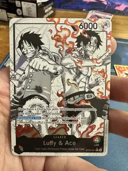 ST30-001 Luffy & Ace leader AA (Parallel) One Piece Card Game ENGLISH - Image 1