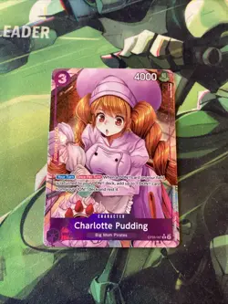 Charlotte Pudding OP08-067 English One Piece TCG Alt Art Parallel NM - Image 1