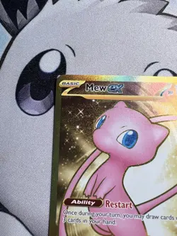 Pack Fresh Pokemon SV 151 Mew EX Hyper Rare Card 205/165 English - Image 3