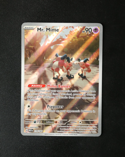 Pokemon Card TCG - Mr. Mime 179/165 - S&V 151 English - Illustration Rare - NM ⭐ - Image 1
