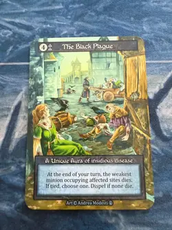 The Black Plague - Unique Non Foil - Arthurian Legends - Sorcery Contested Realm - Image 1