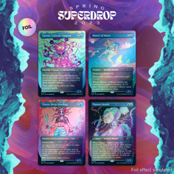 ✨MTG Secret Lair Drop x Cool Ocean Breeze 🌈Foil (Inner Pack) - Image 1