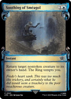 MTG - Soothing of Smeagol - Silver Foil - Lord of the Rings - Magic - Image 1