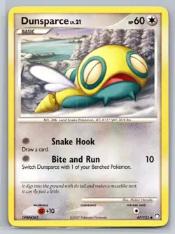Dunsparce 47/123 Uncommon Pokemon Mysterious Treasures Near Mint or Better - Image 1