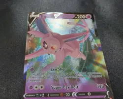 Espeon V 064/203 Full Art Ultra Rare Evolving Skies Pokemon Card NM - Image 2