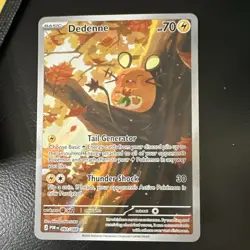 Nintendo Pokemon TCG Dedenne 093/088 Surging Sparks IR Holo Japanese 2026 - Image 1