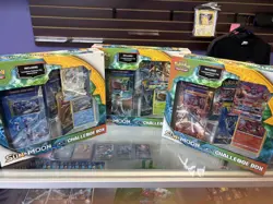 Pokemon Sun & Moon GX Challenge Box 3 Starter Pokemon Set Box - Image 1