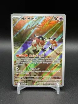 Mr. Mime 179/165 Illustration Rare MEW 151 English Pokemon TCG NM/M - Image 1