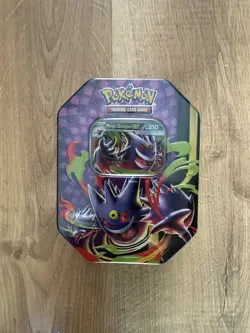 Pokemon TCG: Mega Moonlit Tin Mega Gengar ex Sealed - Image 1