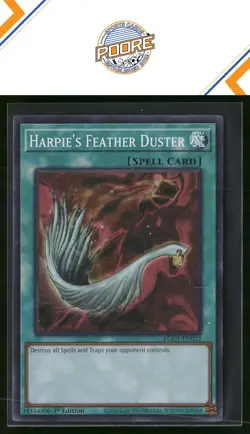 Yugioh Egyptian Deck: Obelisk the Tormentor Harpie's Feather Duster #EGO1-EN022 - Image 1