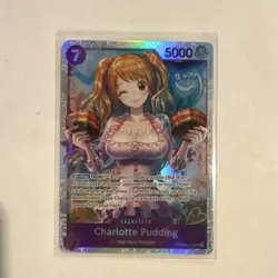 Bandai One Piece Card Game: Charlotte Pudding PRB02-010 Alt Art Foil SR - Image 1