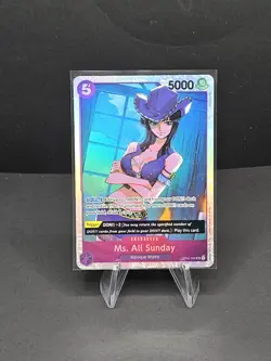 Ms. All Sunday OP04-064 - One Piece TCG - SR Near-Mint Super Rare Foil English - Image 2